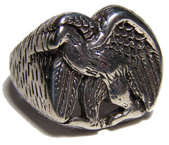 UNITED WE STAND EAGLE BIKER RING (Sold by the piece)