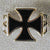 IRON CROSS WITH LIGHTNING BOLTS BIKER RING (Sold by the piece) AS LOW AS $ 3.95 EA