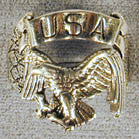 USA EAGLE BIKER RING  (Sold by the piece) -* CLOSEOUT NOW ONLY $ 3.75 EA