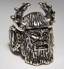 VIKING  WARRIOR BIKER RING  (Sold by the piece) *-  CLOSEOUT AS LOW AS $ 1.00