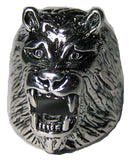 ROARING LION HEAD BIKER RING  (Sold by the piece) *- CLOSEOUT NOW $ 3.75 EA