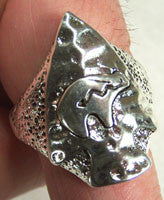 BEAR ANIMAL IN ARROWHEAD BIKER RING (Sold by the piece) *