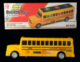 BATTERY OPERATED BUMP AND GO YELLOW SCHOOL BUS ( sold by the piece or dozen )