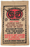 BUCKER HORSE SHIT MANURE BURLAP BAG ( sold by the piece )