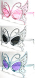 NEW BUTTERFLY WITH JEWELS PARTY GLASSES (Sold by the piece or dozen )