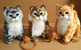 battery oper REMOTE CONTOL WALKING & MEOWING KITTEN CAT ( sold by the piece )