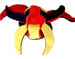 JESTER CRAZY PLUSH CARNIVAL HAT (Sold by the piece) -* CLOSEOUT $2.00 EA