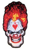 JUMBO CRAZY ACE CLOWN PATCH 10 INCH (Sold by the piece)