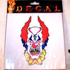 CRAZY CLOWN DECALS (Sold by the dozen) CLOSEOUT NOW ONLY 25 CENTS EA