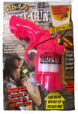 Billy Bob Russian Roulette Shot-Taking Gun Adult Alcohol Drinking LED Party  Game