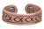 PURE HEAVY COPPER CHRISTIAN FISH MAGNETIC RING ( sold by the piece )