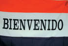 BIENVENIDOS ( SPANISH WELCOME)  3' X 5' FLAG (Sold by the piece) ** CLOSEOUT NOW $ 2.50 EA