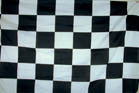 BLACK AND WHITE CHECKERED 3' X 5' FLAG (Sold by the piece)