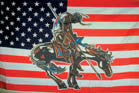 AMERICAN END OF THE TRAIL W HORSE  3' X 5' FLAG (Sold by the piece) * - CLOSEOUT NOW ONLY 2.95 EA