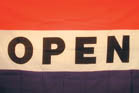 OPEN 3' X 5' FLAG (Sold by the piece)
