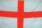 SAINT GEORGE CROSS 3' X 5' FLAG (Sold by the piece)