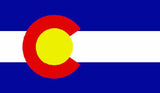 COLORADO STATE 3' X 5' FLAG (Sold by the piece)