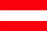 AUSTRIA COUNTRY 3' X 5' FLAG (Sold by the piece) CLOSEOUT $ 2.95 EA