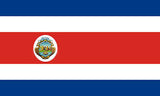 COSTA RICA COUNTRY 3' X 5' FLAG (Sold by the piece) CLOSEOUT $ 2.95 EA