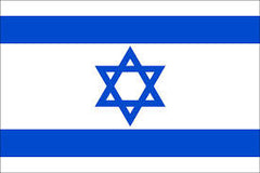 ISRAEL COUNTRY 3' X 5' FLAG (Sold by the piece)