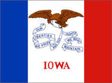 IOWA 3' X 5' FLAG (Sold by the piece)