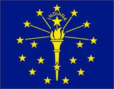 INDIANA 3' X 5' FLAG (Sold by the piece)