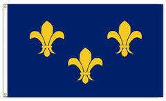FRENCH FLEUR DE LIS 3' X 5' FLAG (Sold by the piece)