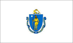MASSACHUSETTS STATE 3' X 5' FLAG (Sold by the piece)