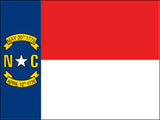 NORTH CAROLINA  STATE 3' X 5' FLAG (Sold by the piece)