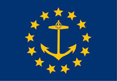 RHODE ISLAND STATE 3' X 5' FLAG (Sold by the piece) CLOSEOUT $ 2.95 EA