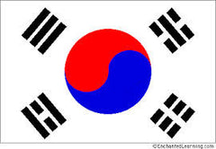 SOUTH KOREA COUNTRY 3' X 5' FLAG (Sold by the piece) CLOSEOUT $ 2.95 EA