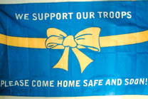 COME HOME SAFE 3' X 5' FLAG (Sold by the piece)