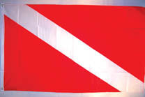 DIVING 3' X 5' FLAG (Sold by the piece)