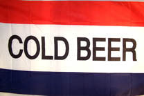 COLD BEER 3' X 5' FLAG (Sold by the piece)