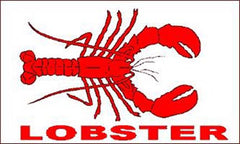 LOBSTER 3' x 5' SALES FLAG (Sold by the piece)