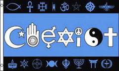 COEXIST 3 X 5 UNITY FLAG (Sold by the piece)