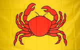 CRAB FLAG 3 X 5 (Sold by the piece)