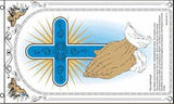 PRAYING HANDS CROSS 3' x 5' RELIGIOUS FLAG (Sold by the piece)