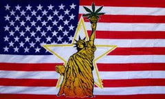 LIBERTY USA POT FLAG (Sold by the piece)