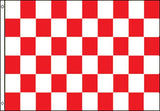 RED WHITE CHECKERED FLAG (Sold by the piece)