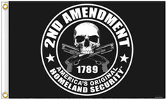 2ND AMENDMENT 3 x 5 DELUXE BIKER FLAG (Sold by the piece)