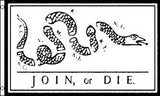 JOIN OR DIE TREAD ON ME  FLAG 3 X 5  (Sold by the piece)