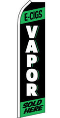 SUPER SWOOPER 15 FT E-CIG VAPOR FLAG  (Sold by the piece)