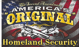ORIGINAL HOMELAND SECURITY DELUXE 3 X 5 FLAG ( sold by the piece )