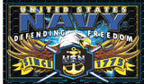 NAVY STRIKE FORCE DELUXE 3 X 5 FLAG ( sold by the piece )