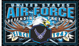 AIRFORCE STRIKE FORCE DELUXE 3 X 5 FLAG ( sold by the piece )