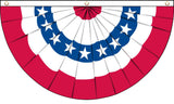 AMERICAN USA BUNTING HANGING BANNER 5X3 FLAG ( sold by the piece )
