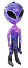 63" LARGE GALAXY COLOR ALIEN INFLATE  INFLATABLE TOY  (Sold by the piece )