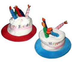 BIRTHDAY CAKE AND CANDLE PARTY HAT (Sold by the piece) *- CLOSEOUT NOW ONLY $ 2.50 EA