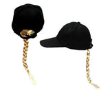 BLONDE BRAID BASEBALL HAT (Sold by the piece)